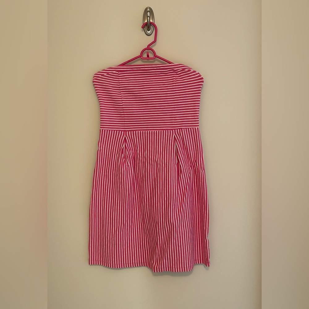 Old Navy Pink Striped Casual Dress Women’s Size Large